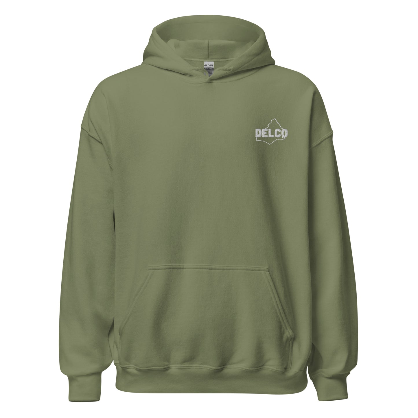 Delco Brand Embroidered Hoodie