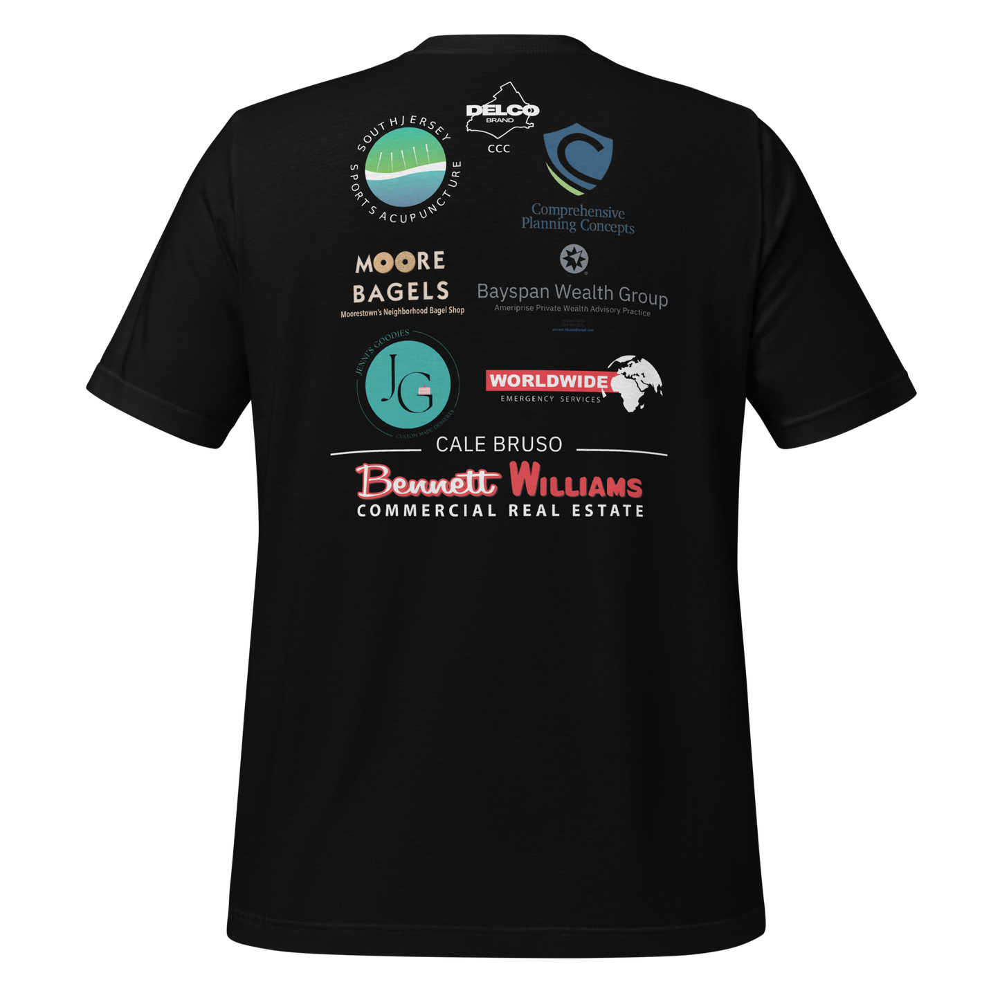 Official Ryan Cafaro Fight Night Sponsor Tee DELCO BRAND