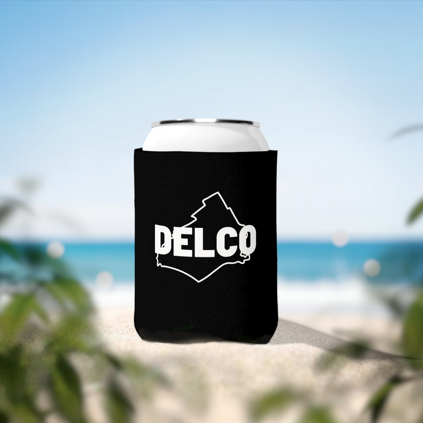 Delco Brand Beer Koozie