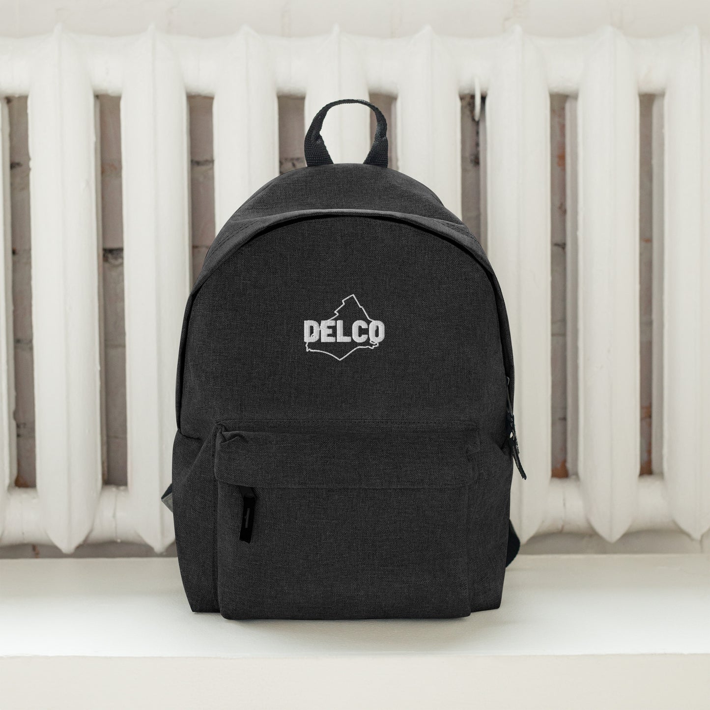 Delco Brand Embroidered Backpack