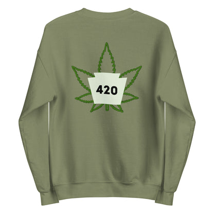 420 leaf Sweatshirt