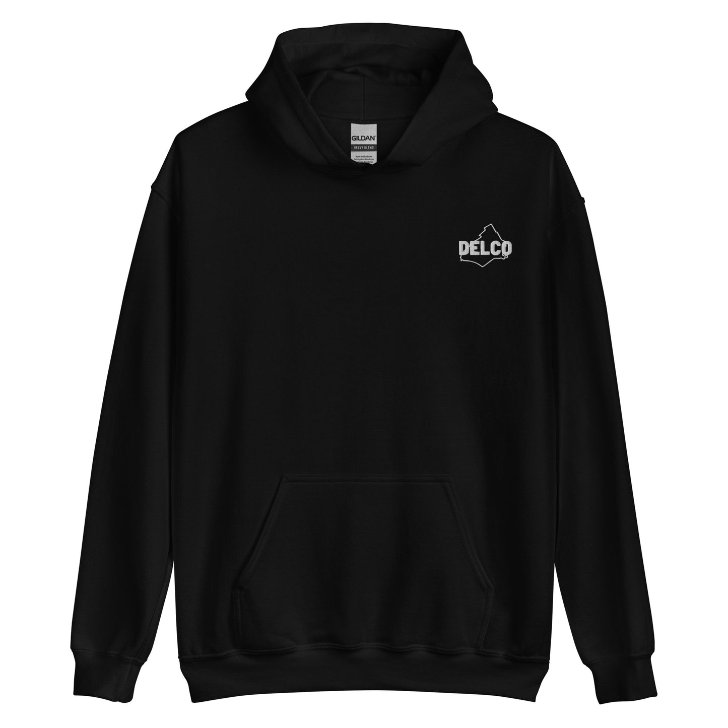 Unisex Embroidered Delco Hoodie