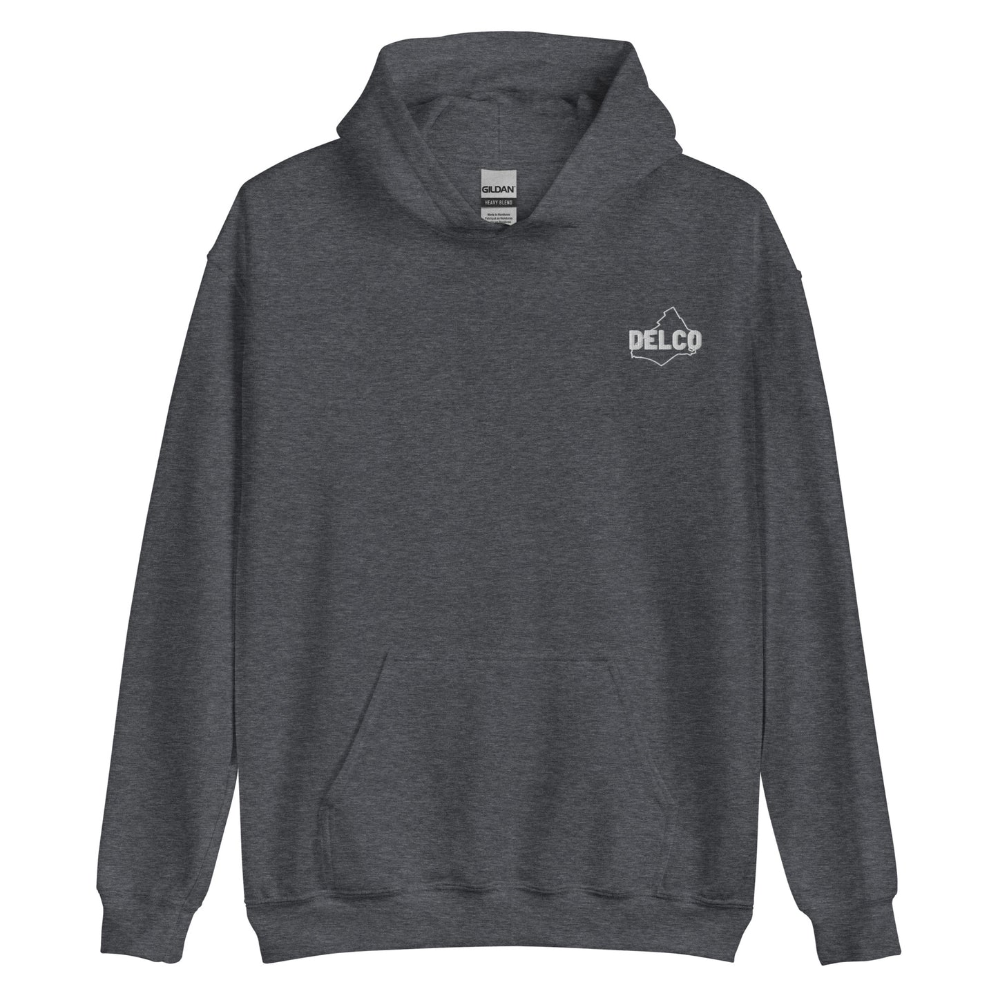 Unisex Embroidered Delco Hoodie