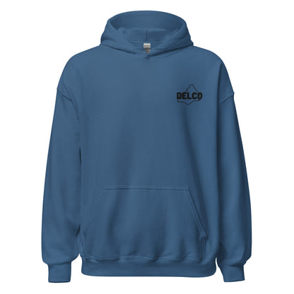 Mens Delco Brand Embroidered Hoodie