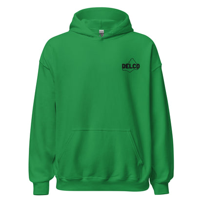 Mens Delco Brand Embroidered Hoodie