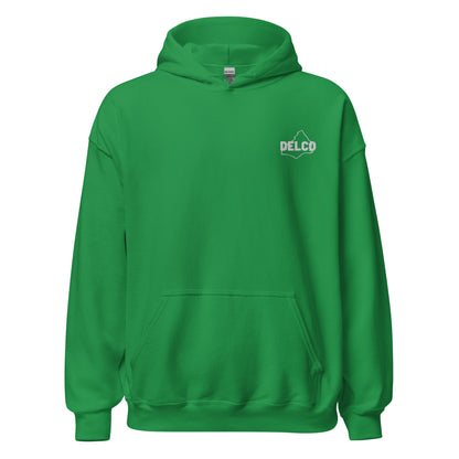 Delco Brand Embroidered Hoodie