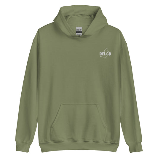 Unisex Embroidered Delco Hoodie