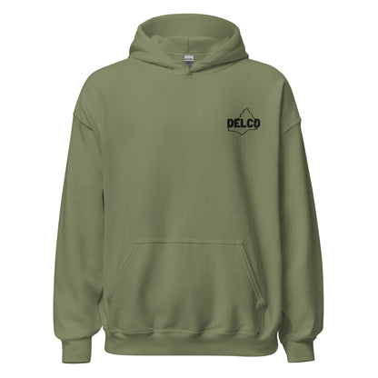 Mens Delco Brand Embroidered Hoodie