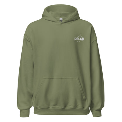 Delco Brand Embroidered Hoodie