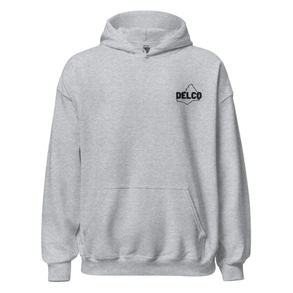 Mens Delco Brand Embroidered Hoodie