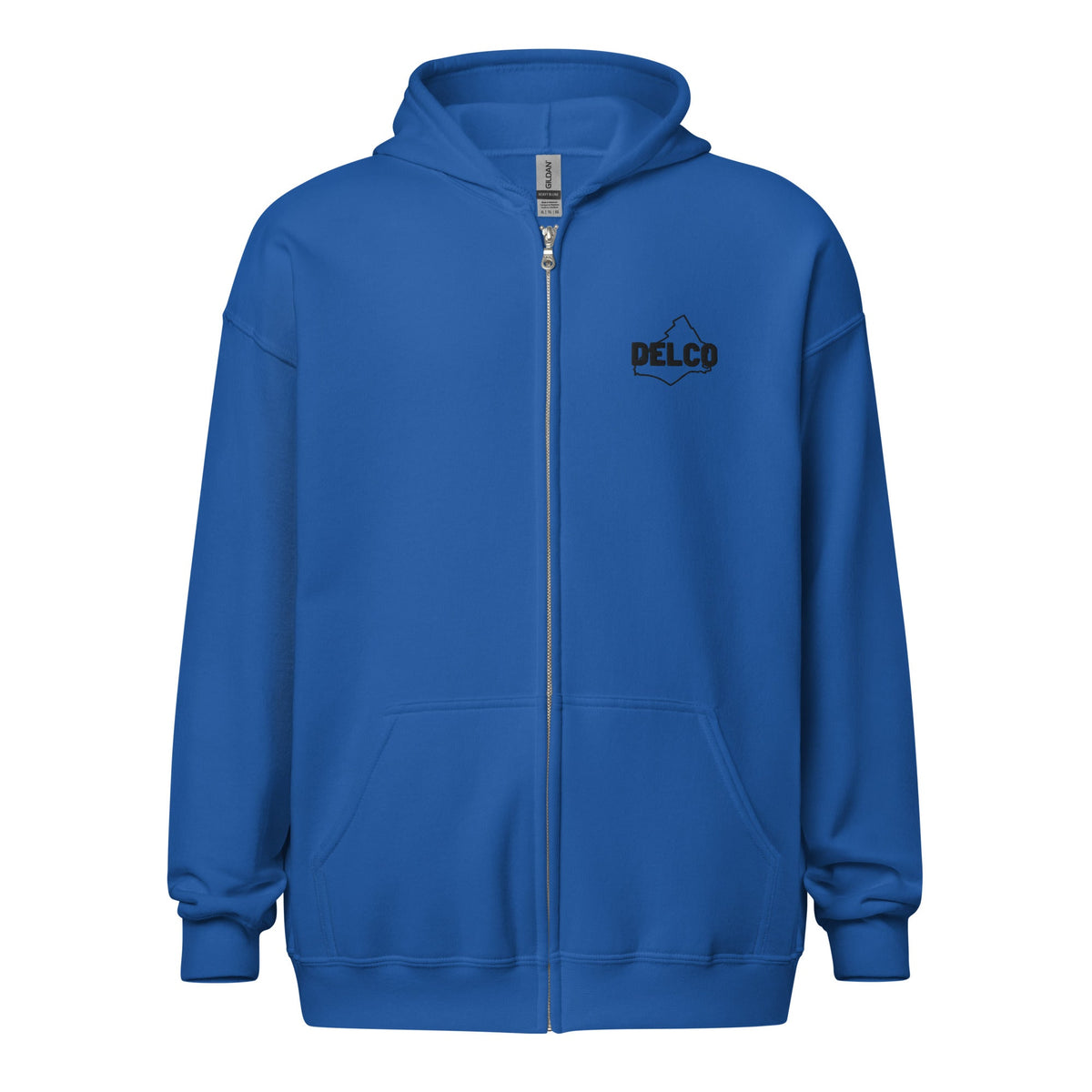 Embroidered Delco zip up hoodie DELCO BRAND