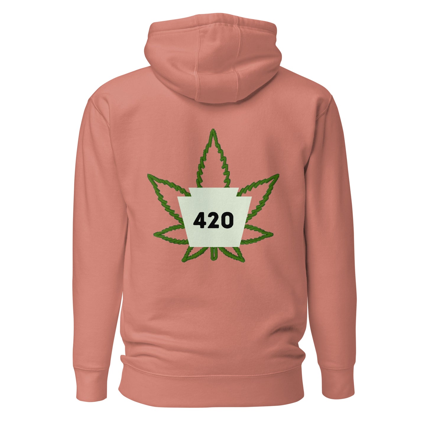 420 Delco Hoodie w/ leaf