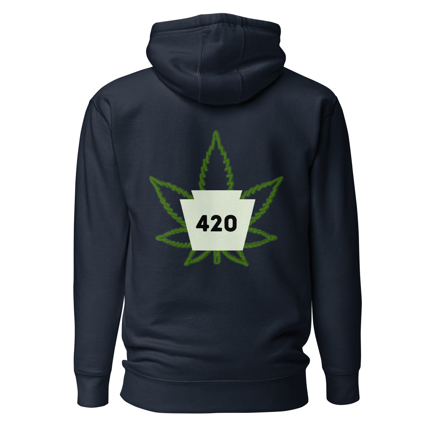 420 Delco Hoodie w/ leaf