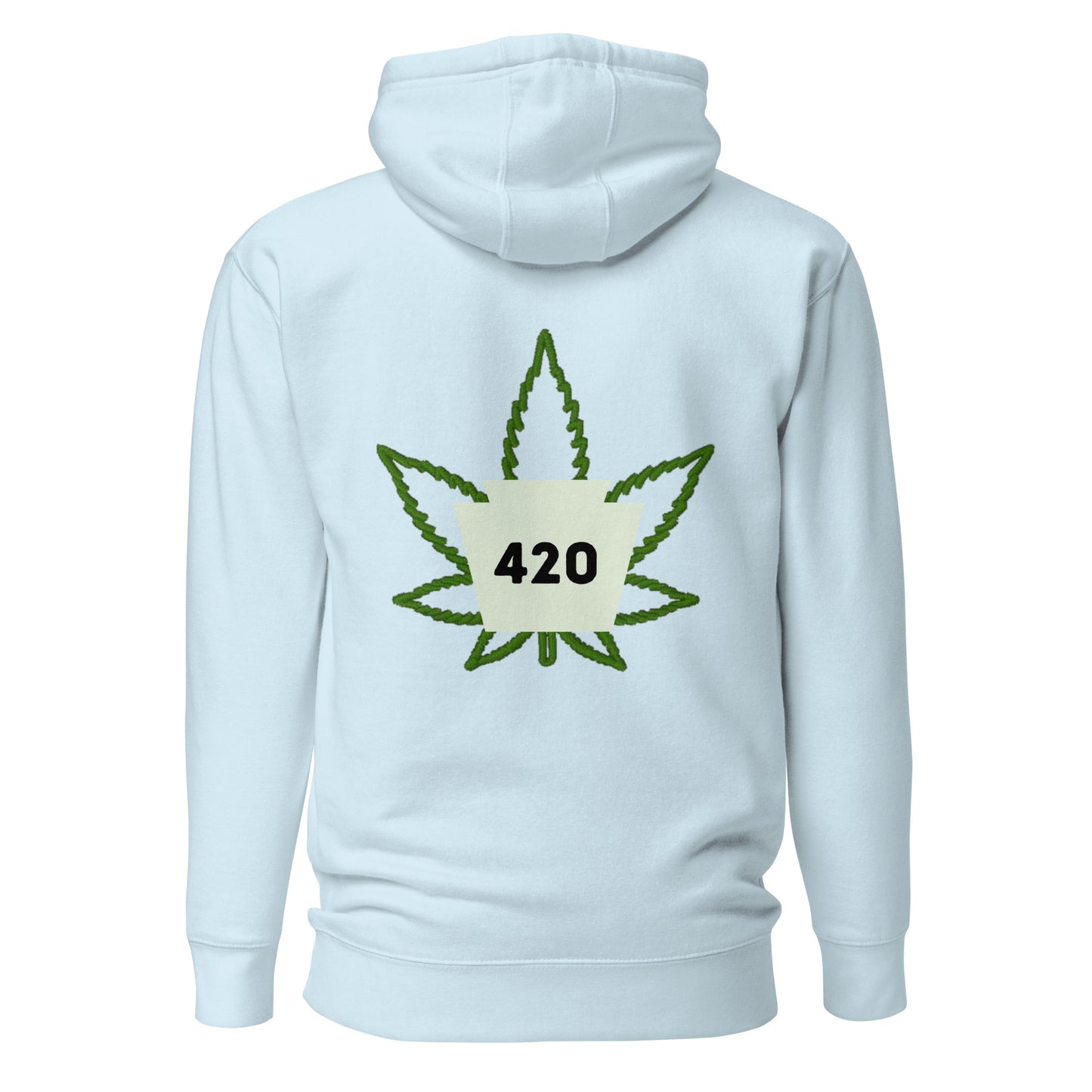 420 Delco Hoodie w/ leaf