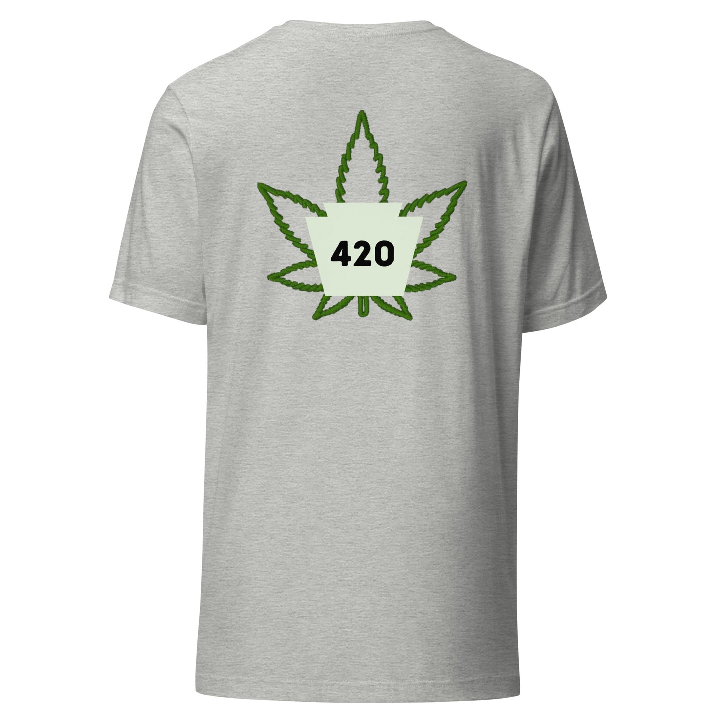 420 w/leaf  tee