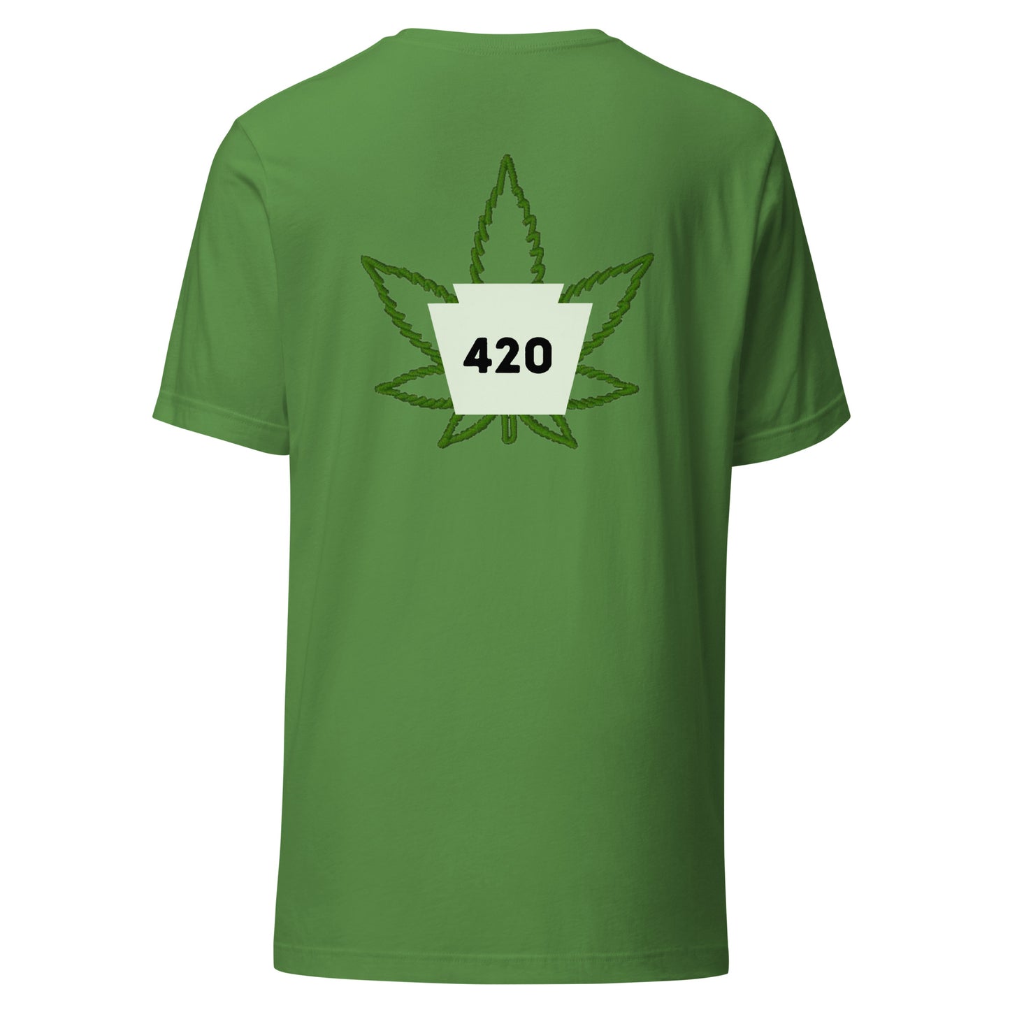 420 w/leaf  tee